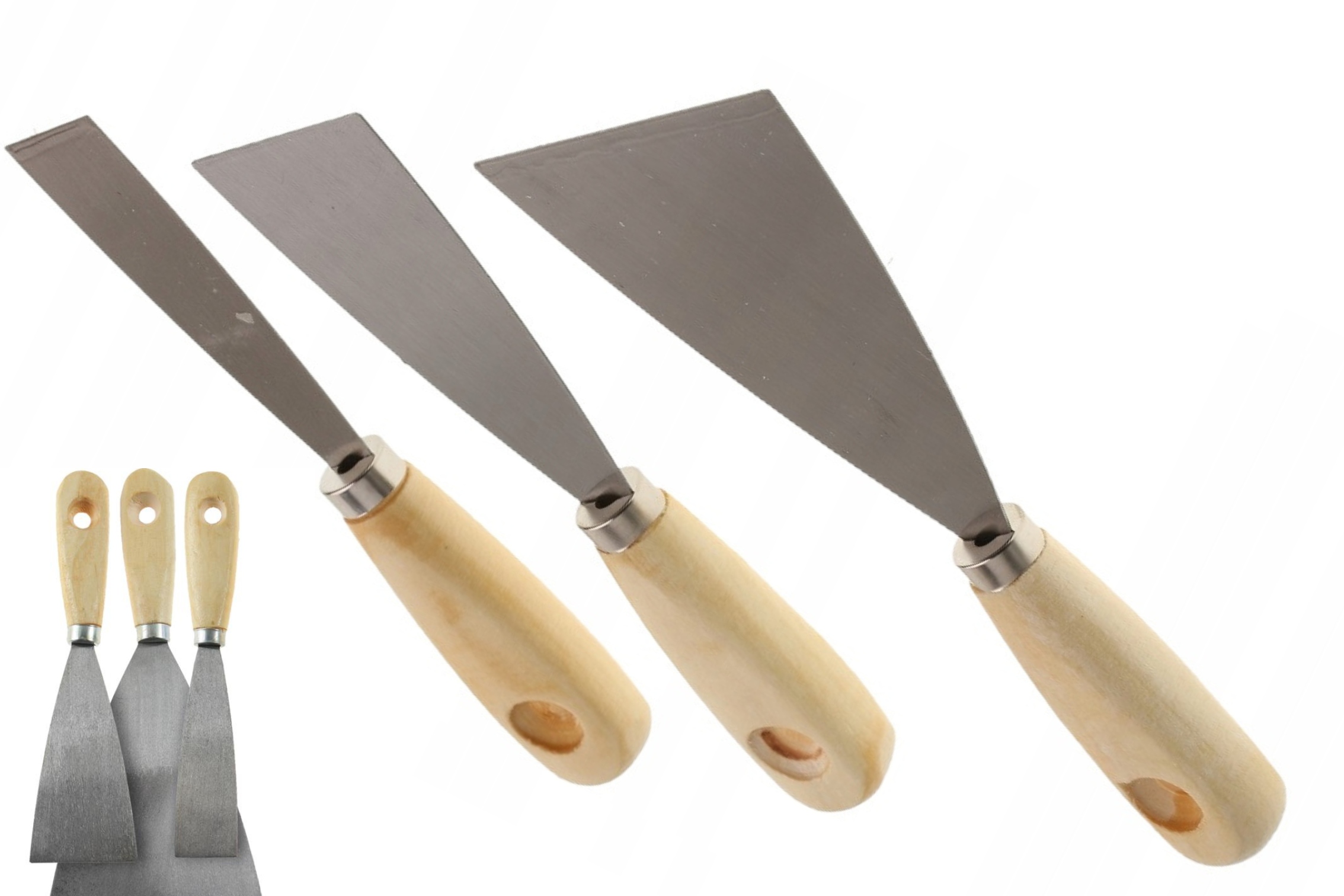 

Zestaw Szpachelek Malarskich Szpachla 25,50,80 mm