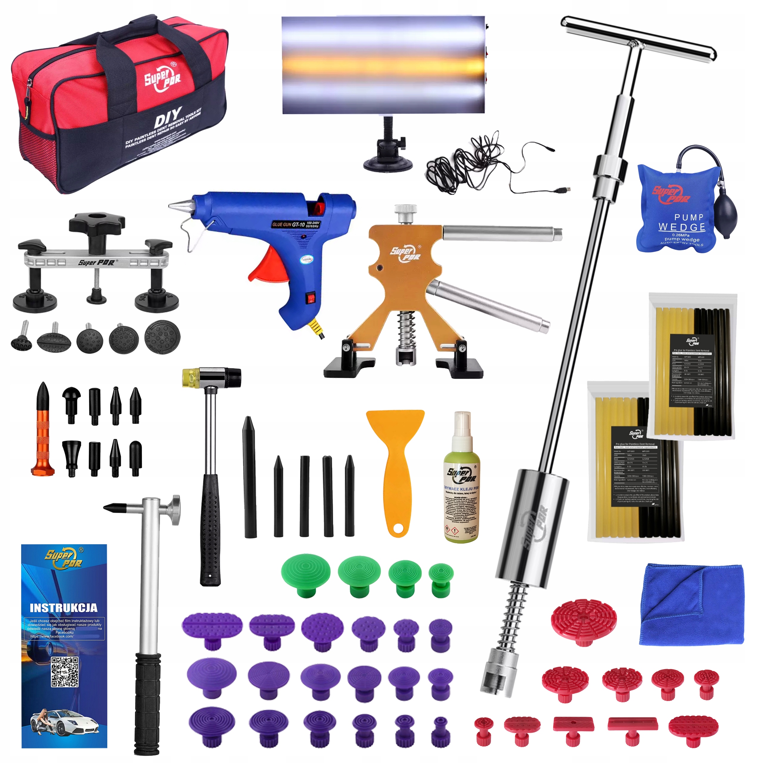 Setrvačné kladivo Sada pro promáčkliny