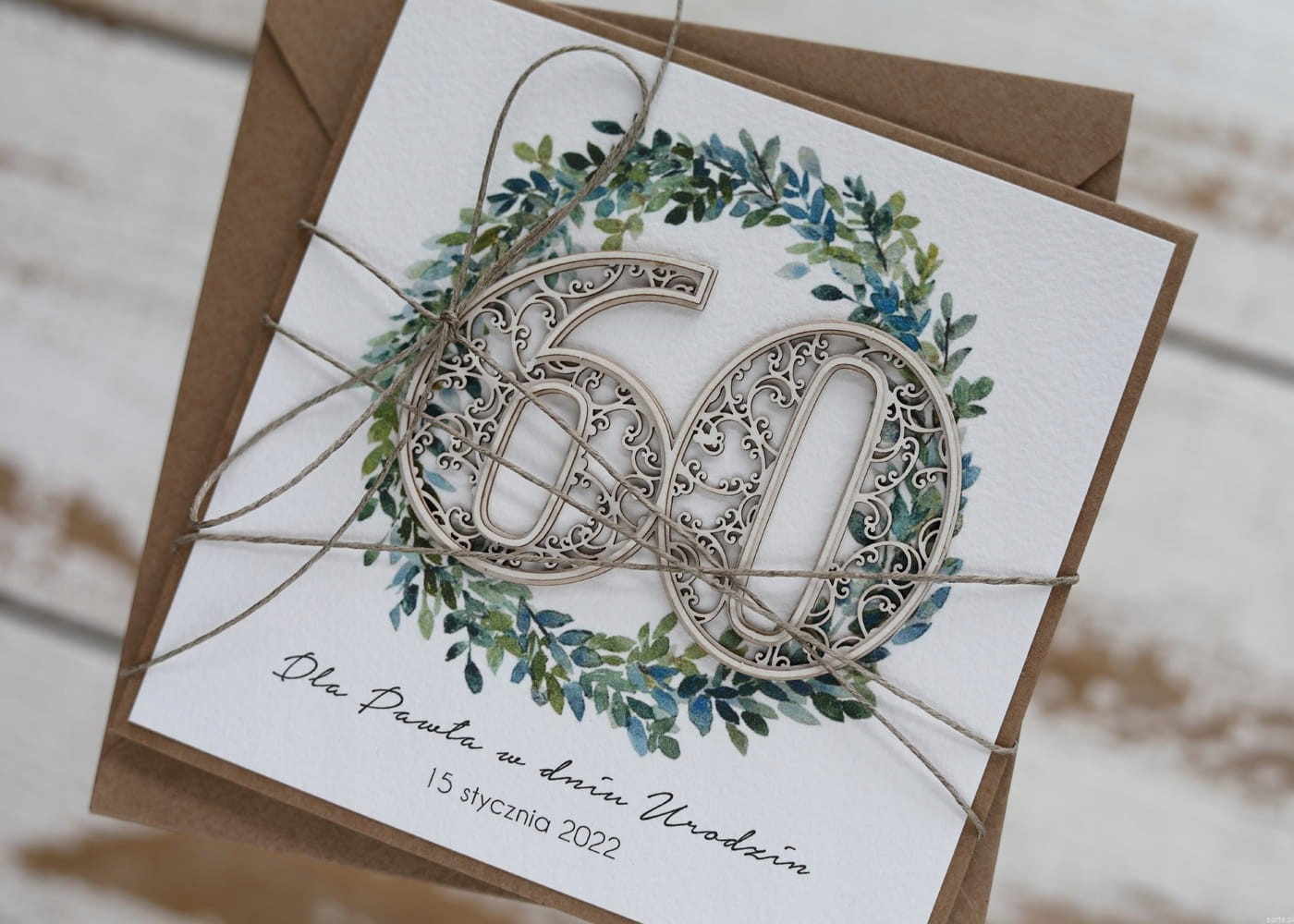 Přání k šedesátce, dárek k 60. narozeninám s personalizací