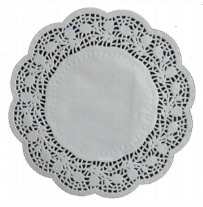 

serwetki papierowe ażurowe pod tort 30cm 6szt