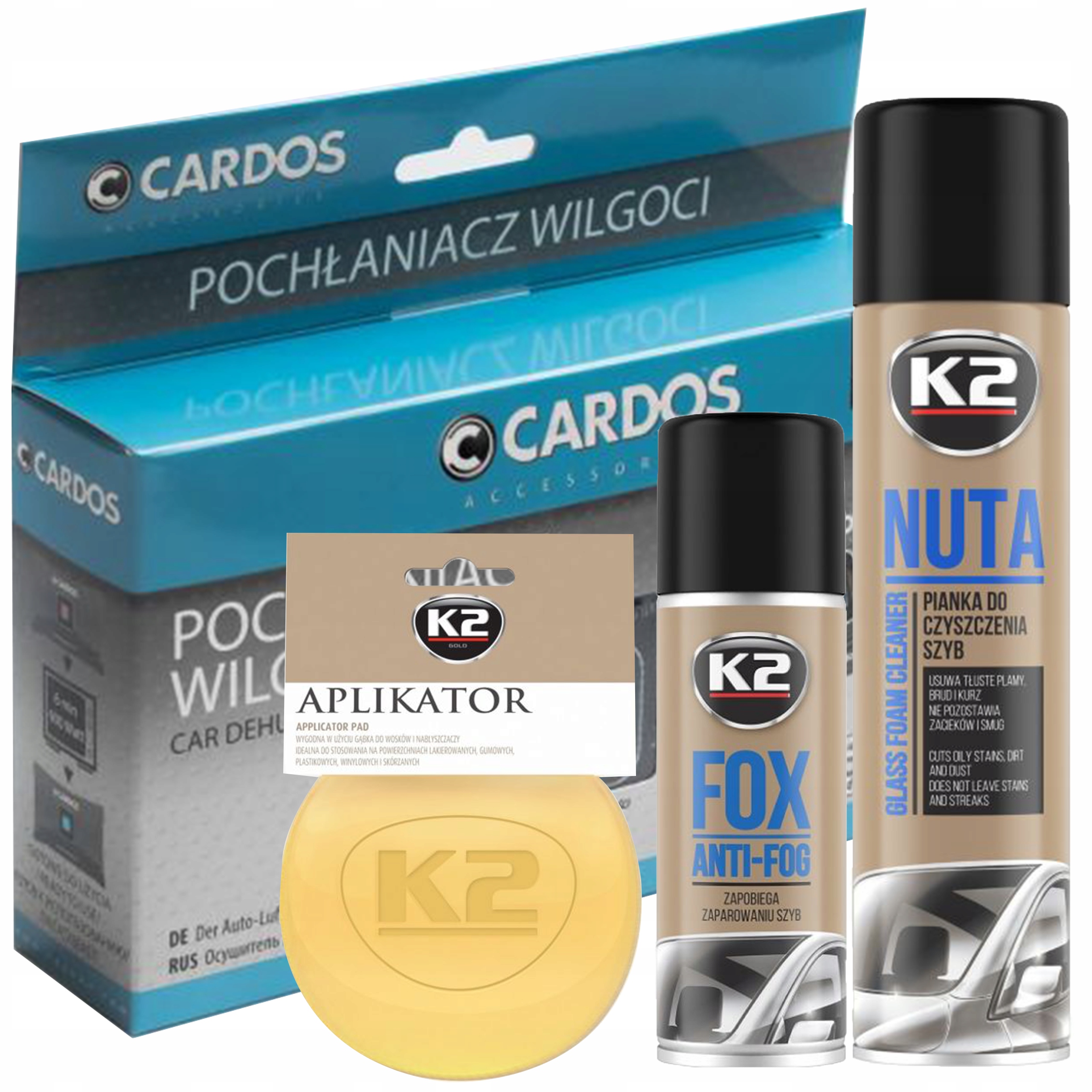 Zestaw K2 Cardos Pochłaniacz Wilgoci 400G