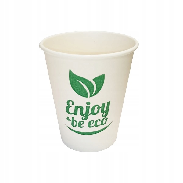 

Kubek papierowy 0% plastiku 250ml (fi80) 50 szt.