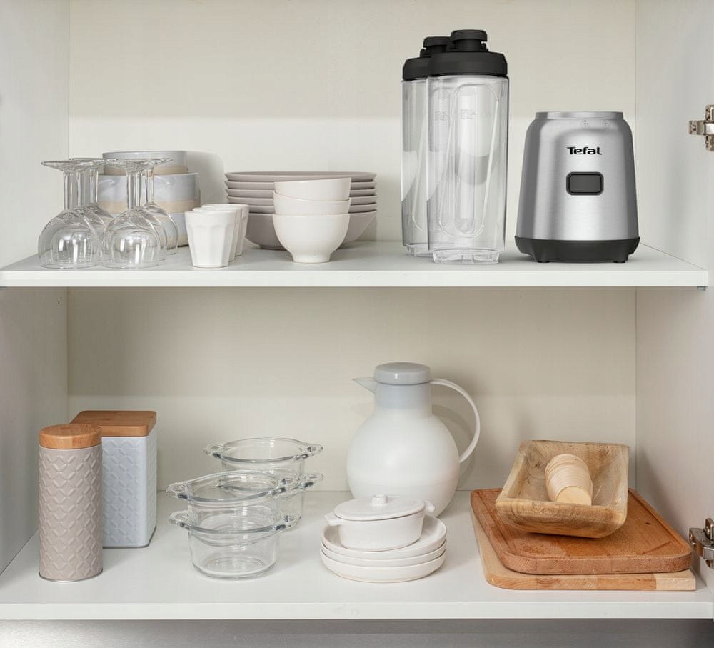 MOULINEX Blender Stojący 300W 0,8L 2 Butelki Tritan Ergonomiczny Kompaktowy — miniatura 11