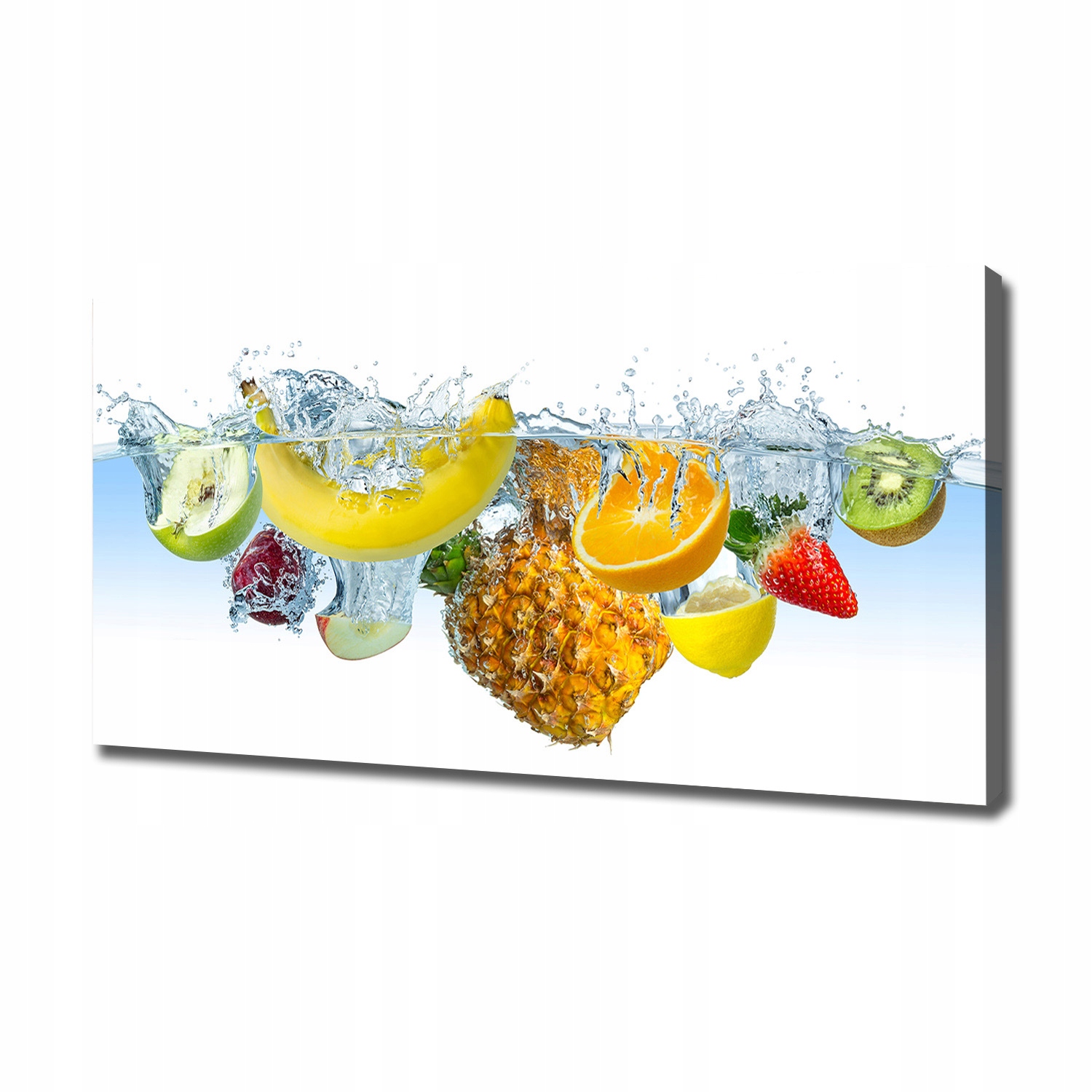 

Foto obraz na płótnie Owoce pod wodą 120x60 cm