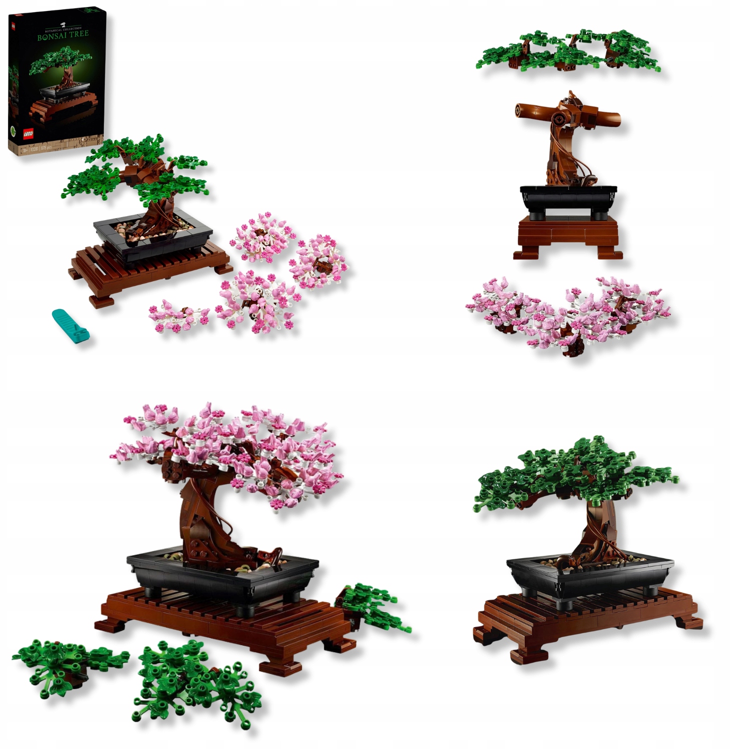 Lego Creator Expert 10281 Drzewko Bonsai Zestaw Klocków Kwiaty Dzień Kobiet