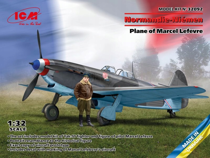 Yak-9T Normandie-Niémen s Marcel Lefevre figure 1:32