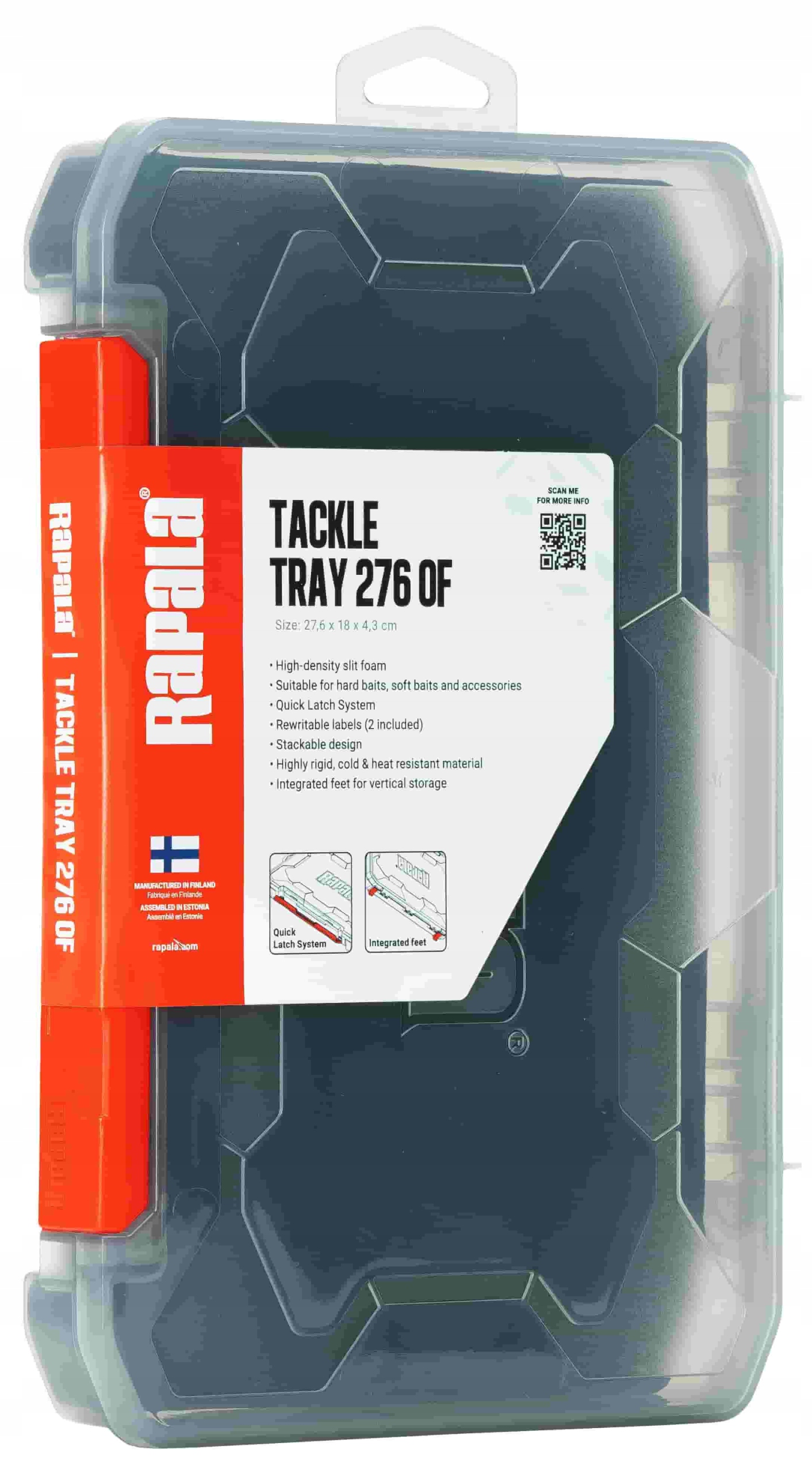Pudełko Rapala Tackle Tray 276 Open F
