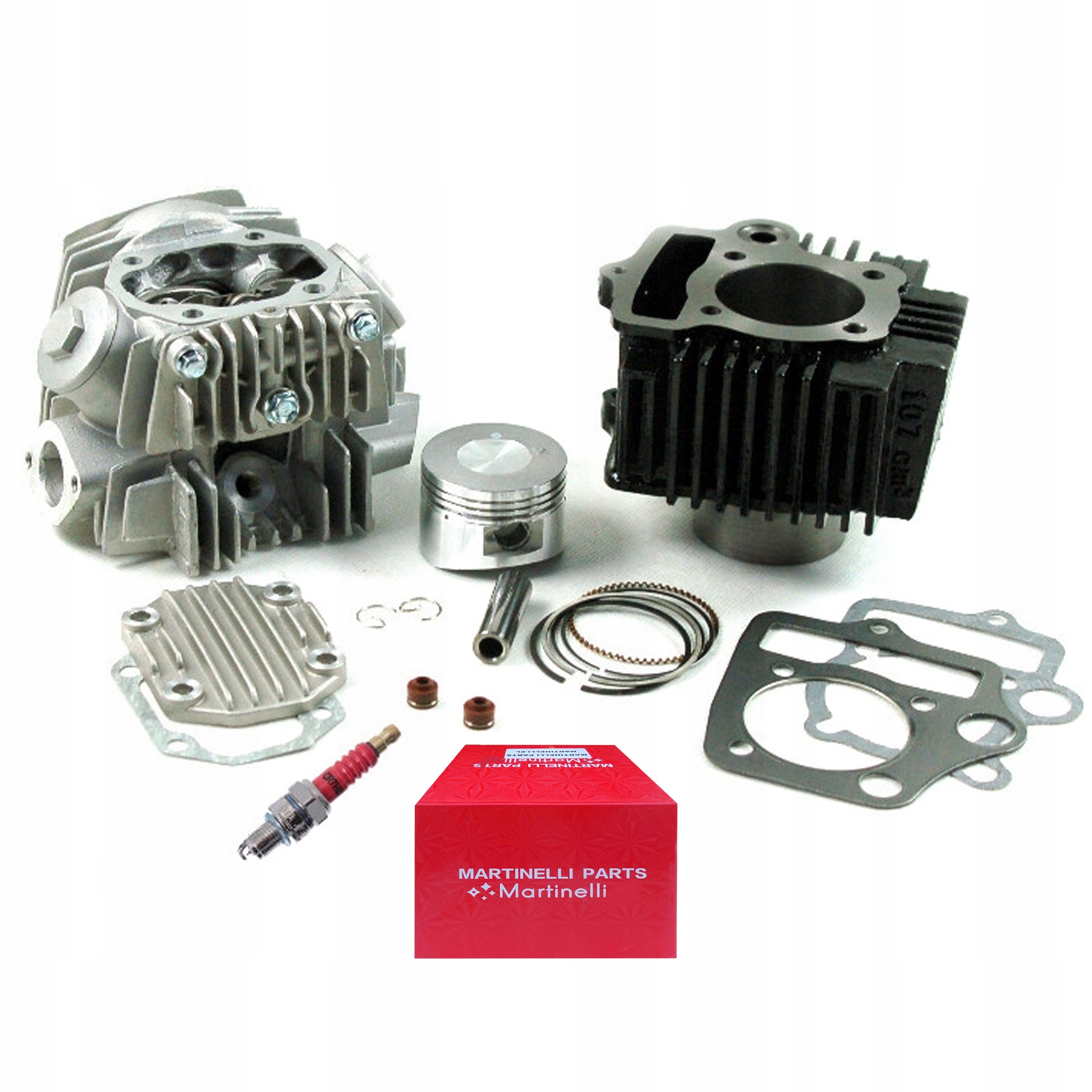 Cylinder Hlavice 4T Sada. Quad Atv 50 Martinelli