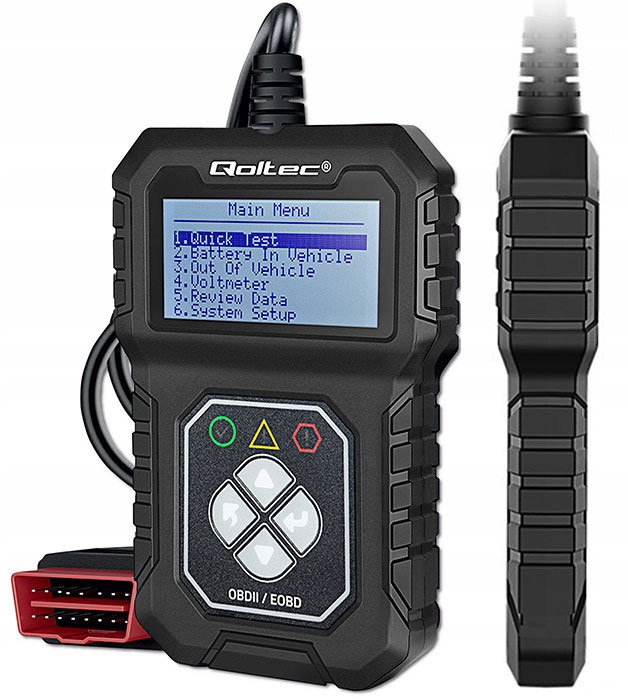 Tester Interfejs Diagnostyczny Obdii OBD2 Eobd 16 Pin Qoltec Check Engine