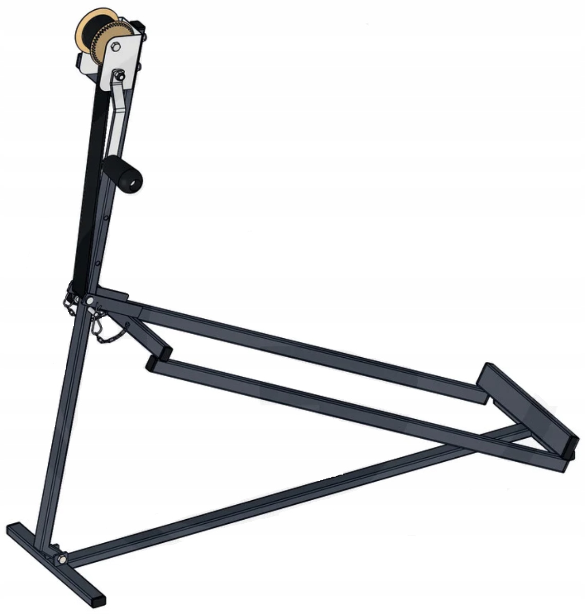 PODNOŚNIK SERWISOWY WYCIĄGARKA DO TRAKTORKA QUADA KOSIARKI