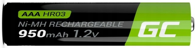 Green Cell 4x Akumulator AAA HR03 950mAh GR03 Symbol baterii AAA (R3)