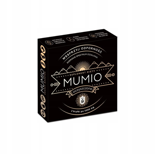 

Mumio oczyszczone Shilajit 2 bryłki po 5000mg Nami