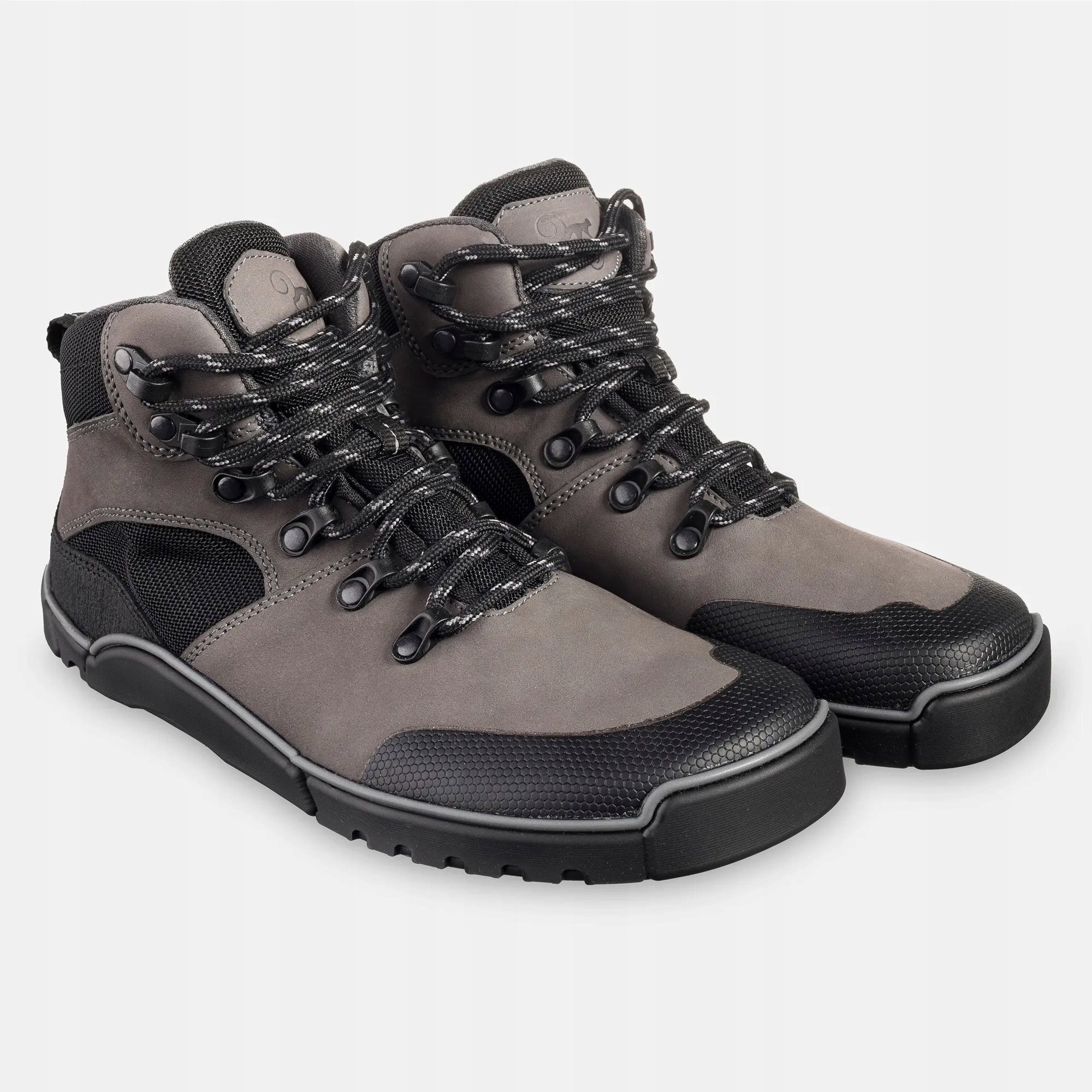 Damskie wysokie buty trekkingowe barefoot Logan Gray 41 Eu Magical Shoes