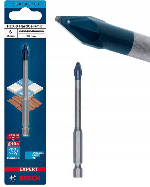 

Wiertło płytek gresu dachówki Bosch Expert 8mm 1/4