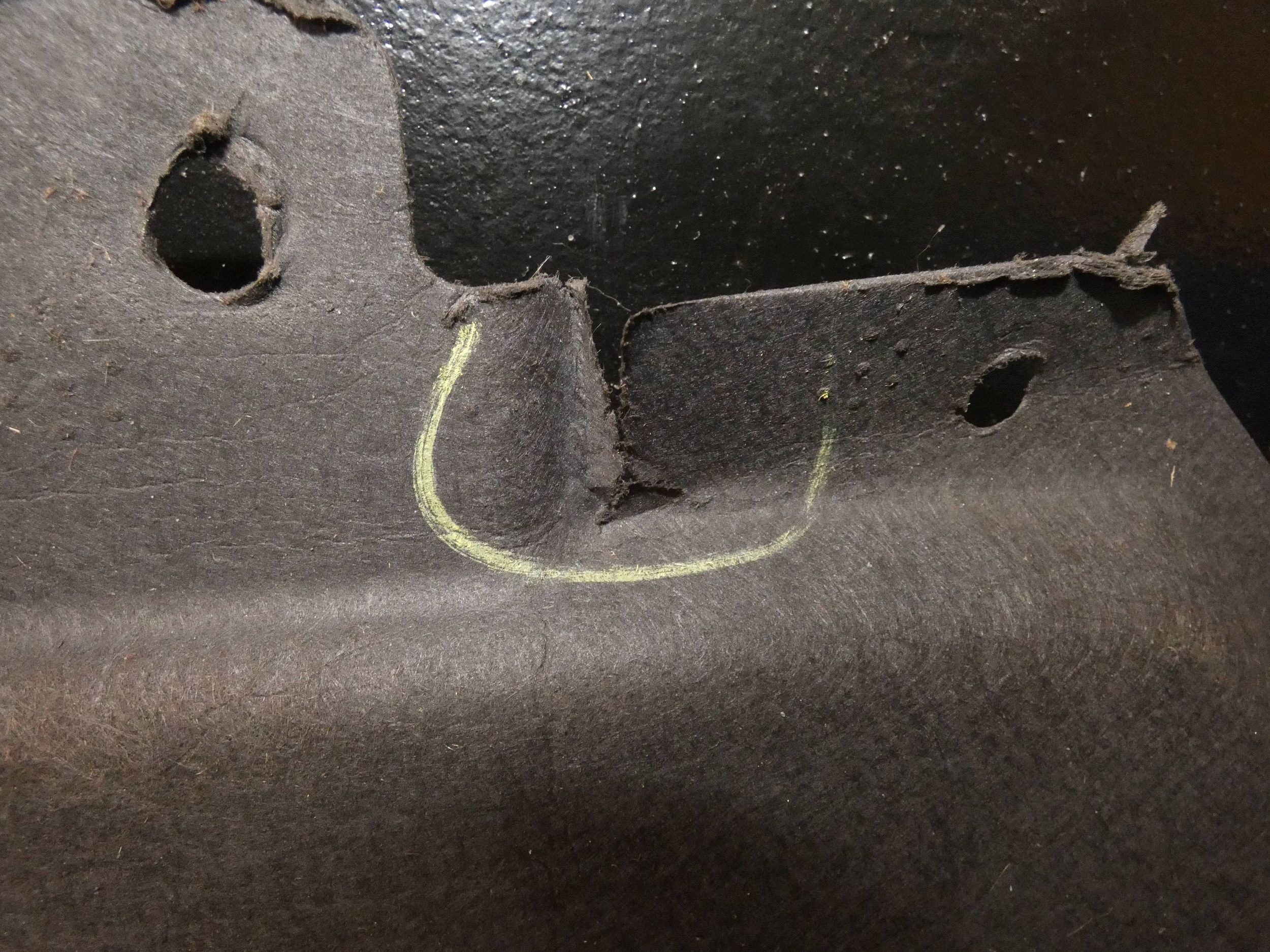 JAGUAR XF II X260 cover lower below engine floor