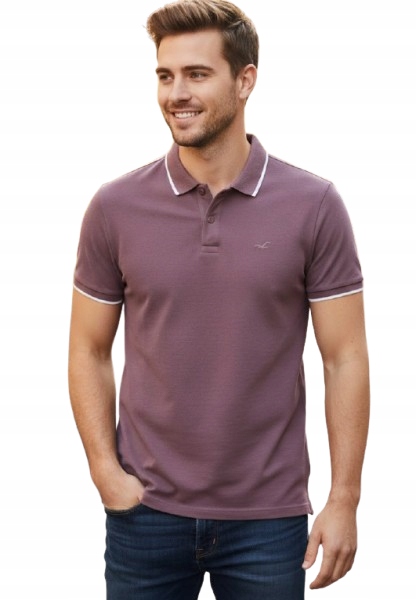 tričko Polo Abercrombie Hollister tričko M