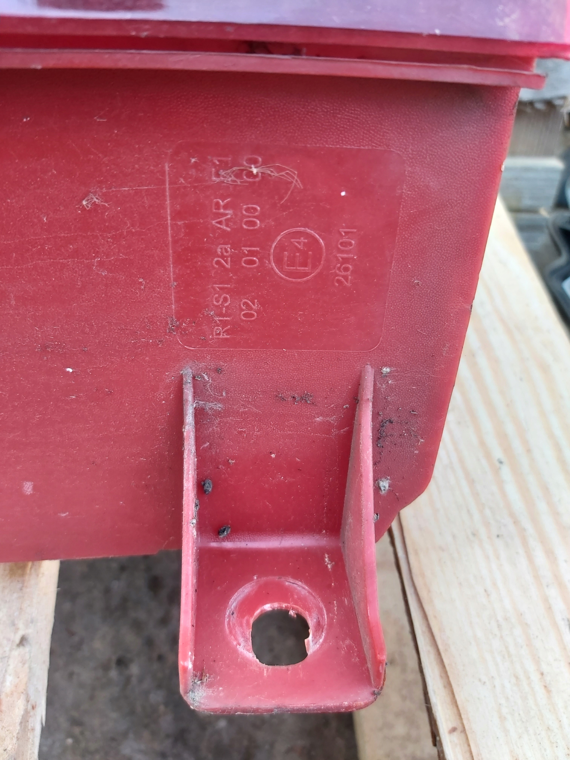 light right rear part CITROEN DISPATCH JUMPY SCUDO II without WKLADU ZAROWEK