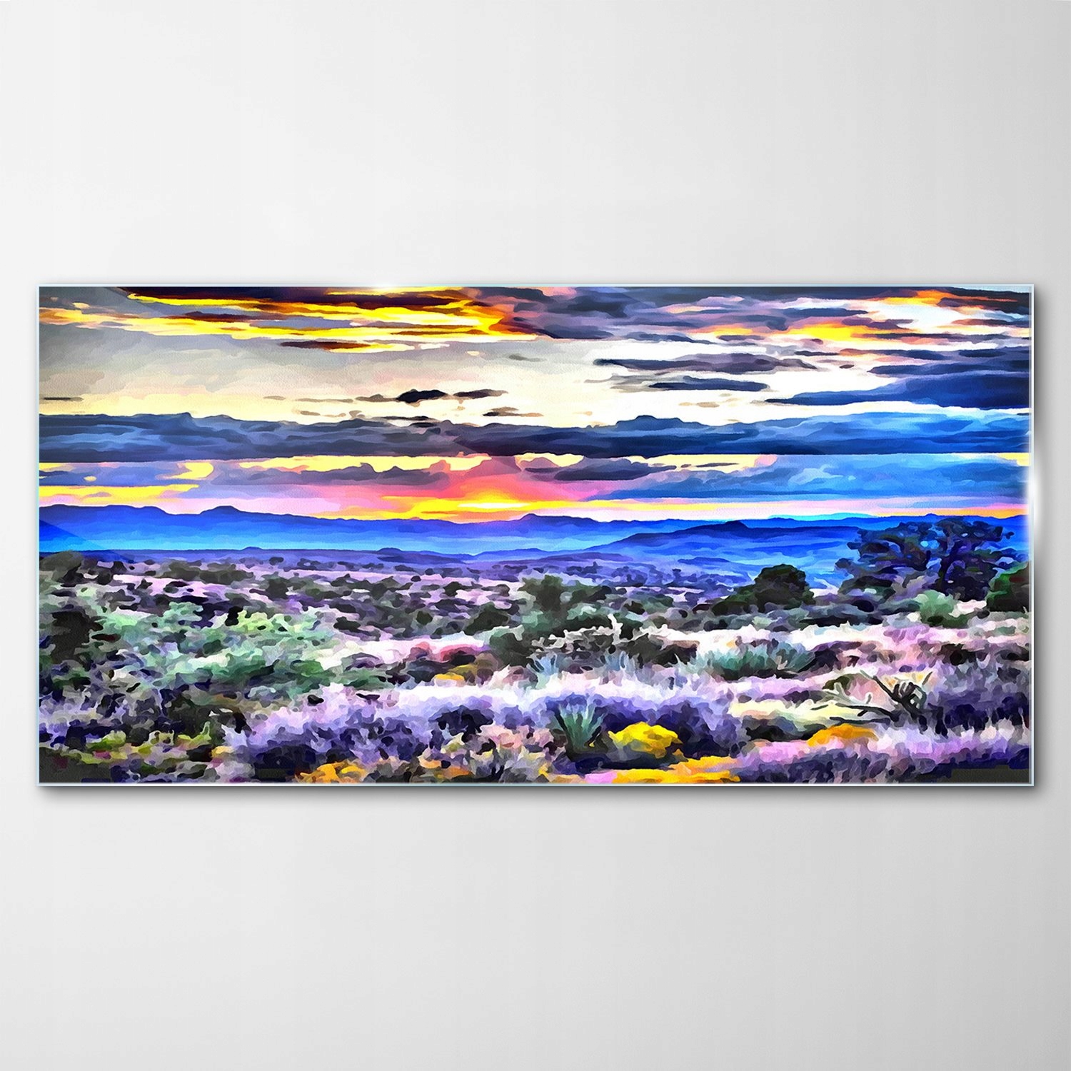 Tvrdený sklenený obraz Art Východ slnka 140x70