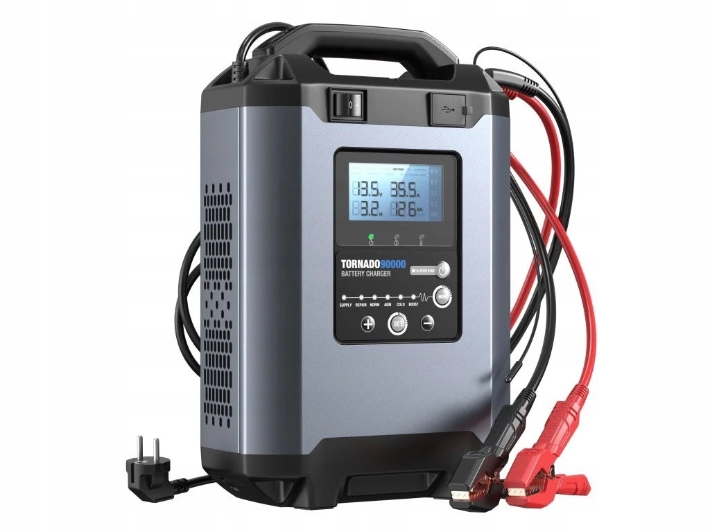 Topdon Nabíjačka autobatérie Tornado 90000/ Príkon 1600W max/ 20-2800Ah/…