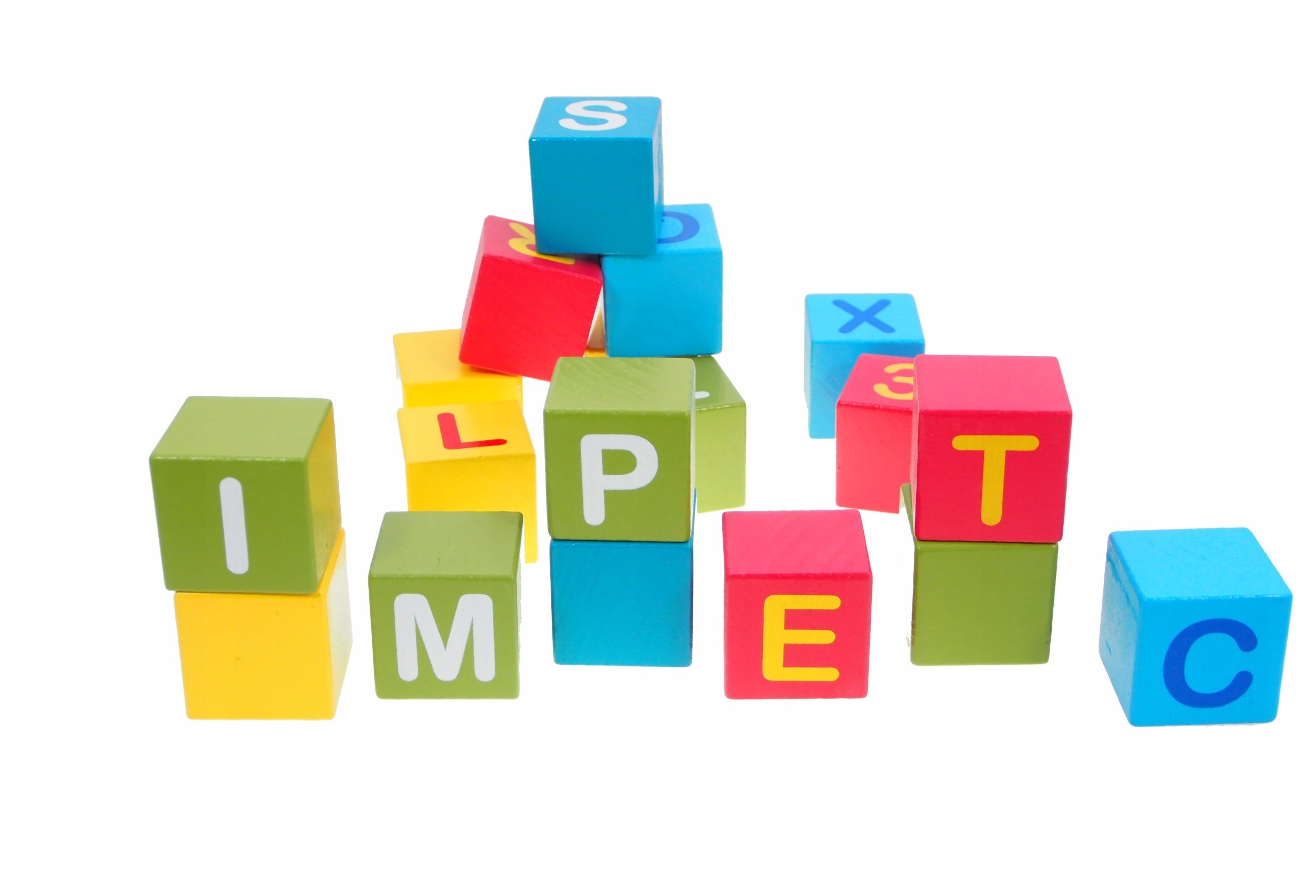 DREWNIANY CHODZIK PCHACZ Z LICZYDŁEM + 30 KLOCKÓW Rodzaj Pchacz