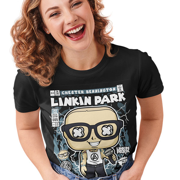 DAMSKA KOSZULKA HORROR/ROCK CHESTER BENNINGTON Marka Vexel