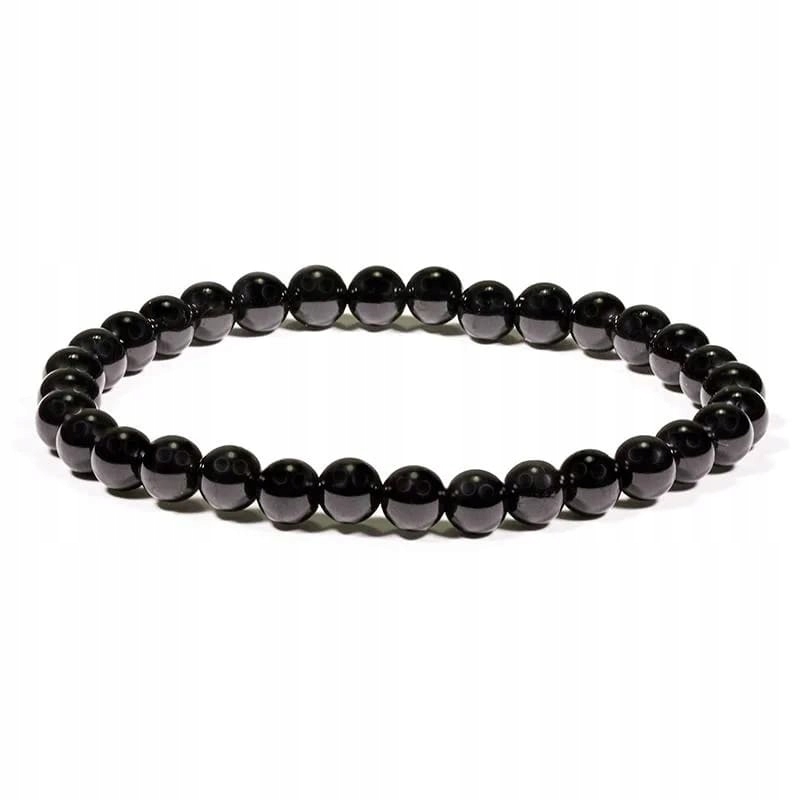 

Bransoletka z czarnego turmalinu