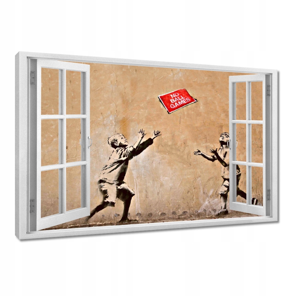 

Obrazy 60x40 Banksy No Ball Games