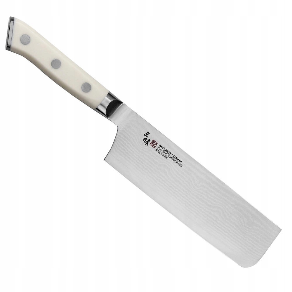 Mcusta Zanmai Classic Damascus VG-10 Corian Japonský nôž Sekáčik Nakiri 18 cm