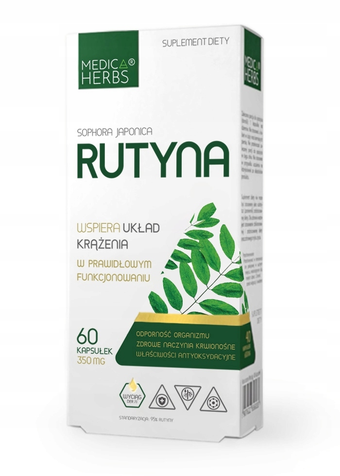 

Rutyna 2450mg 60 dni Odporności Antyoksydant