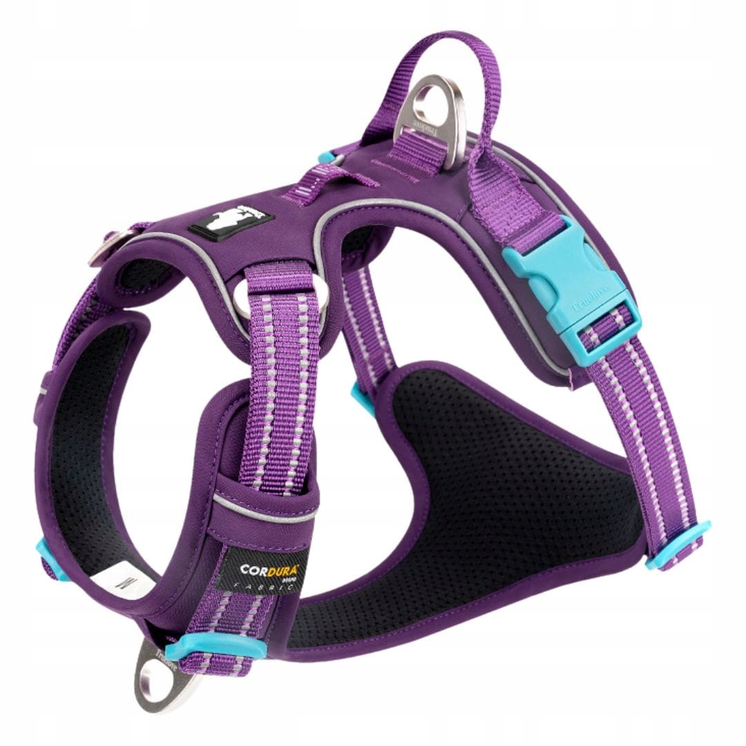 Levně Postroj pro psa easy walk Truelove Front Line Premium Cordura Fialový L