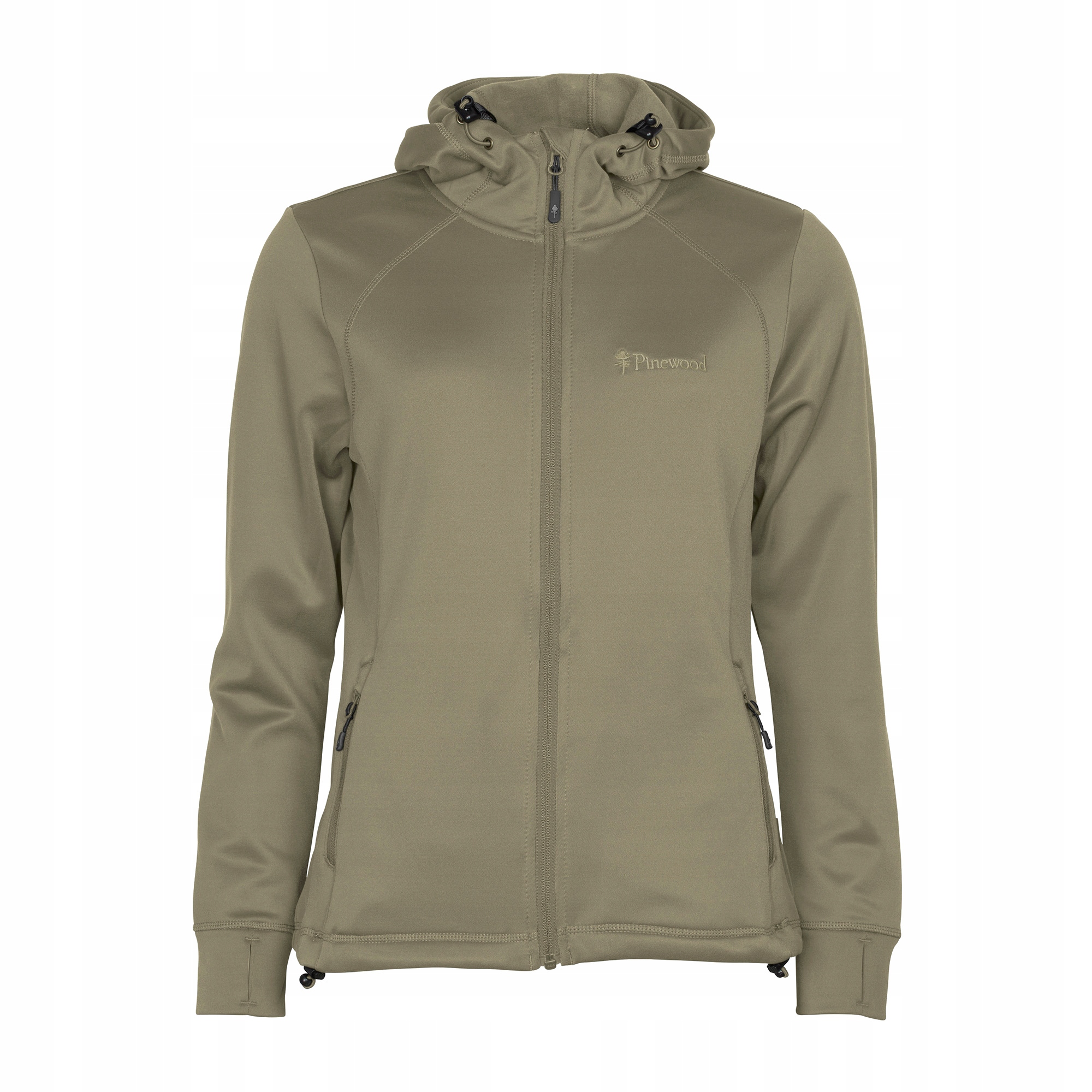Bluza trekkingowa damska Pinewood Finnveden Hoodie mid khaki L