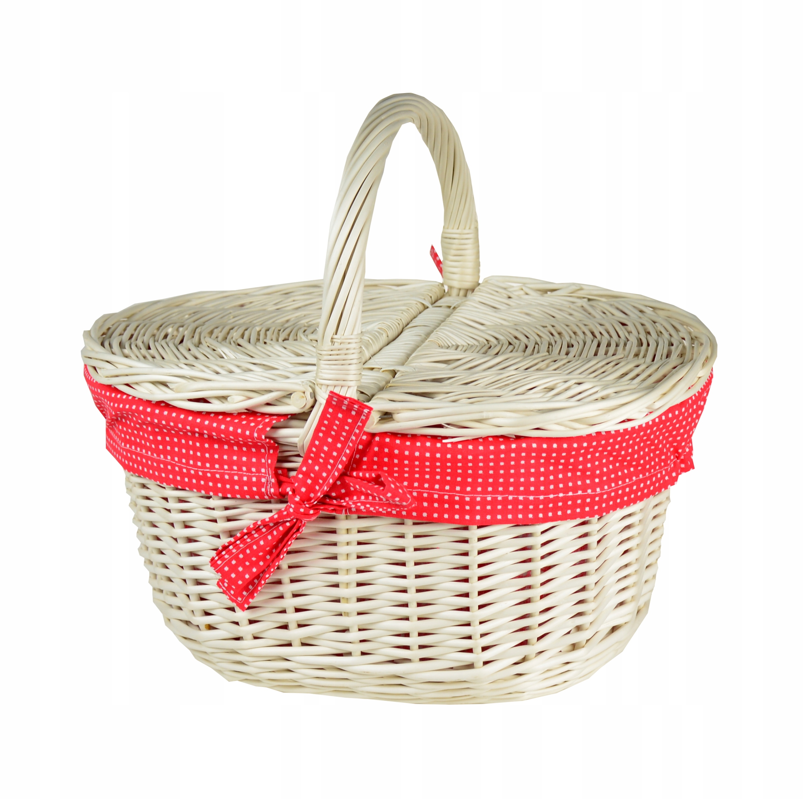 KOSZYK NA PIKNIK wiklinowy kosz PIKNIKOWY roz. M Marka inna