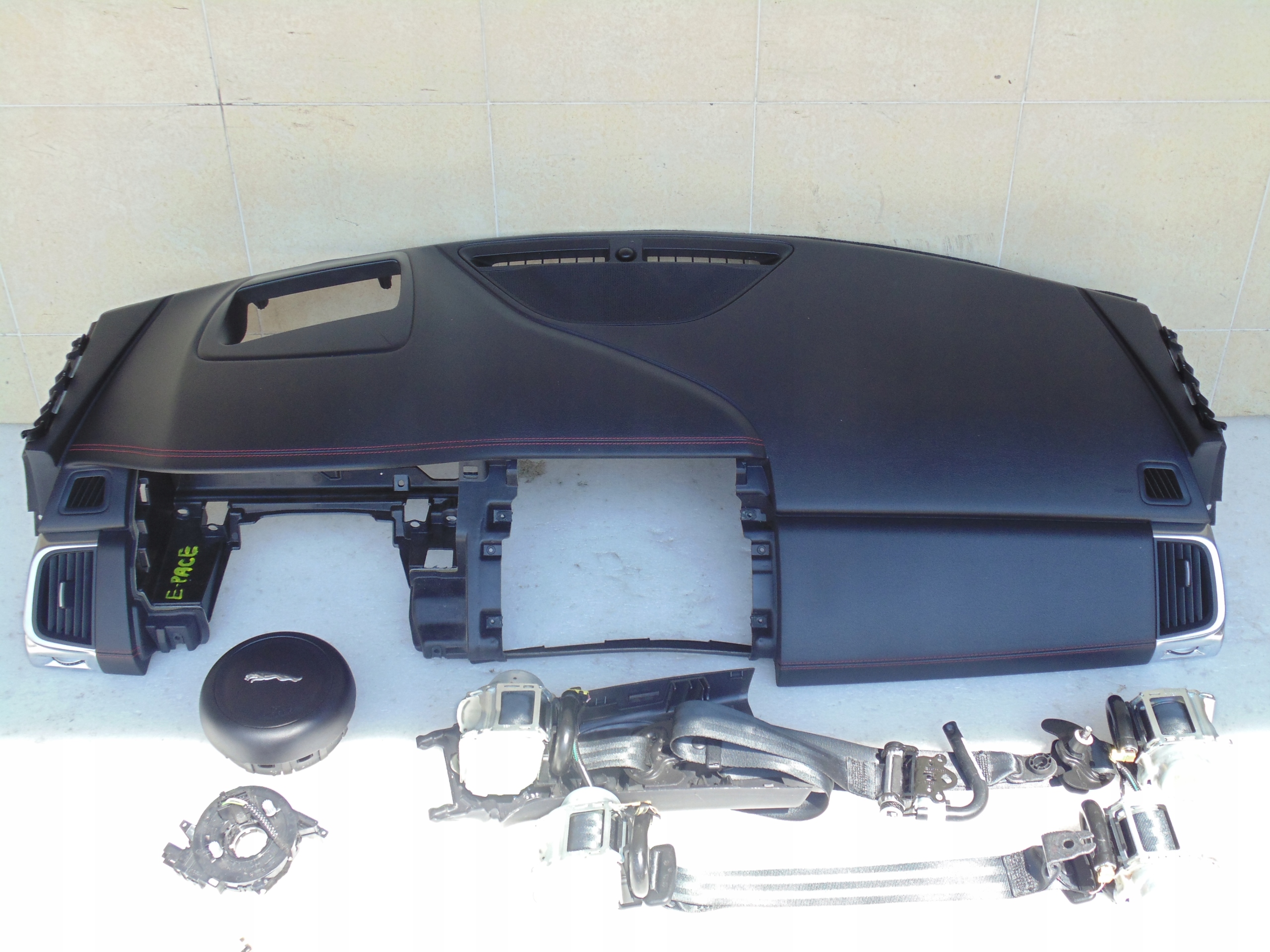 dashboard console cockpit airbag HEAD-UP JAGUAR E-PACE