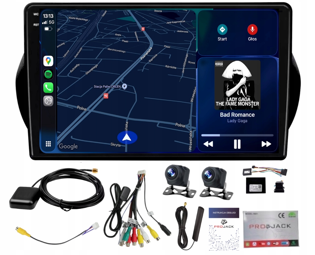 Rádio Navigácia Android Carplay Bt Peugeot Bipper 2008-2017 6GB Ram 128GB Pamäť Sim