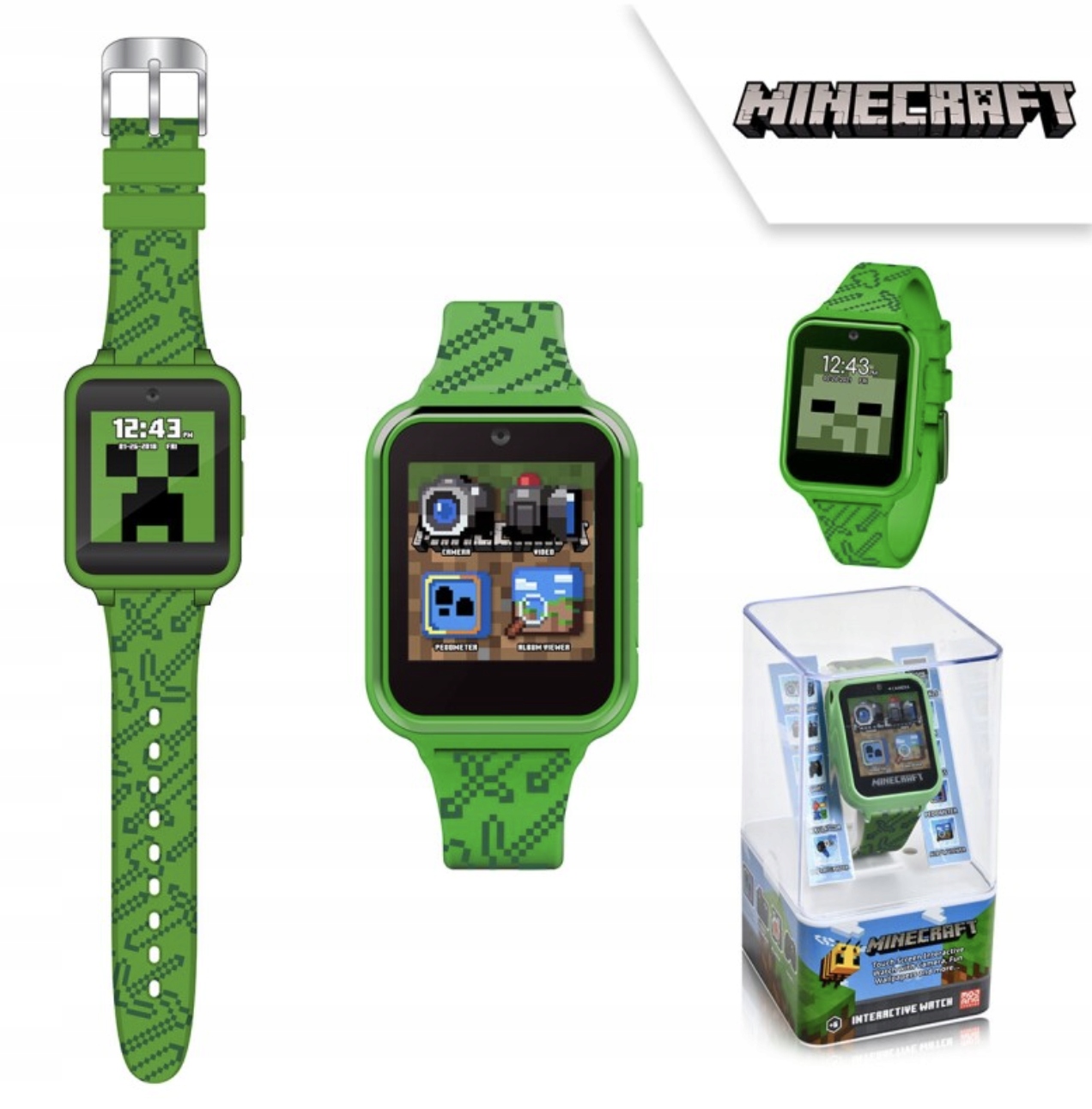 

Zegarek smartwatch Minecraft dotykowy