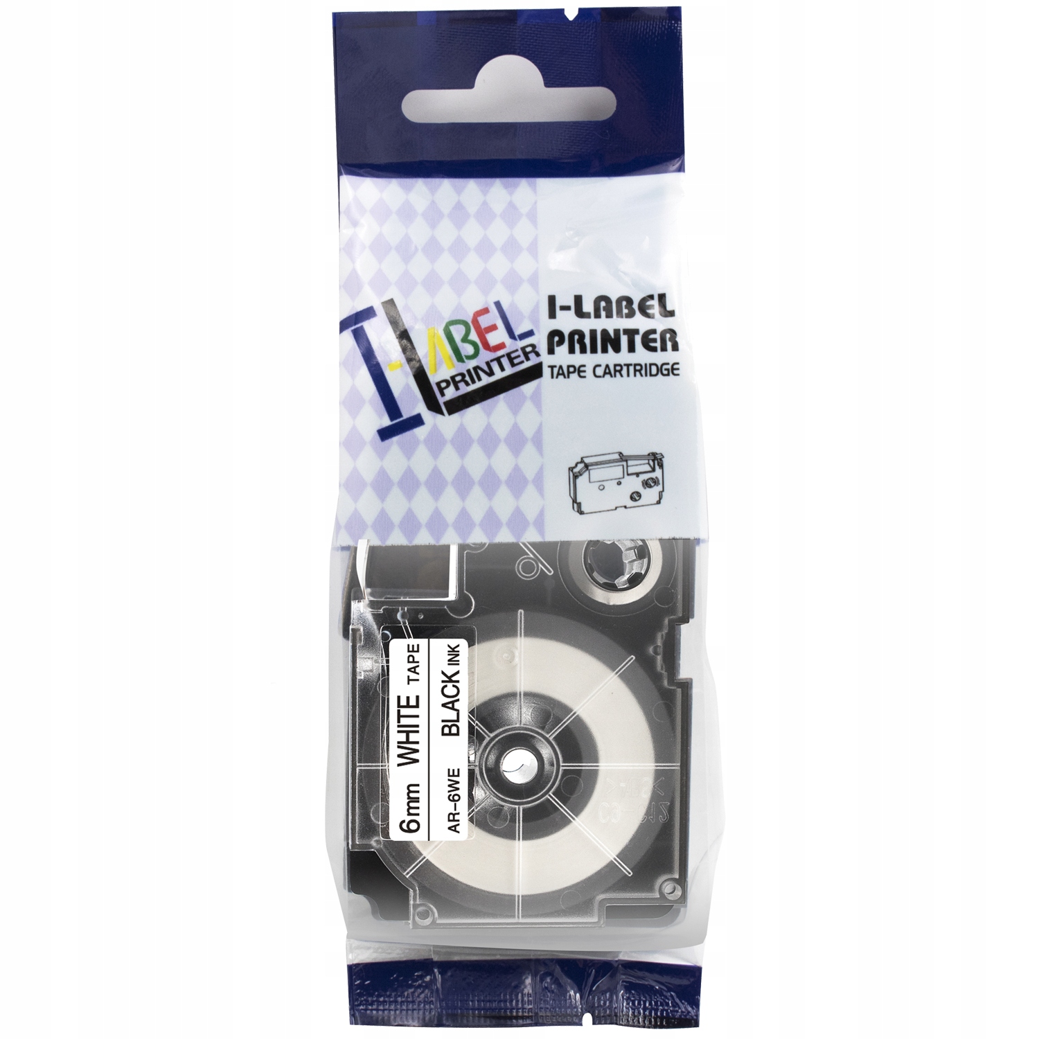 TAŚMA DO CASIO BIAŁA XR6WE1 XR6WE 6mm 8m Stan opakowania oryginalne