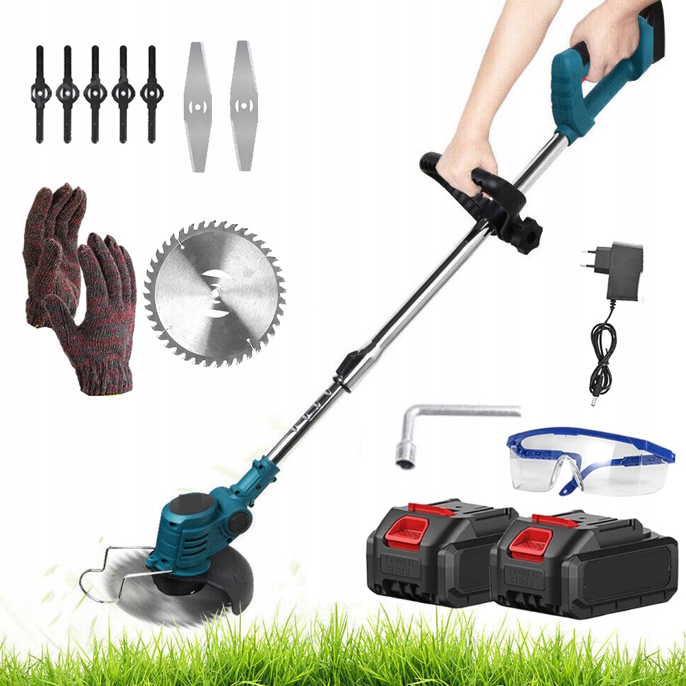 Bezdrátová Sekačka S Výkonem 900 W, Teleskopická, 128 CM, 140 MM, 2AKU