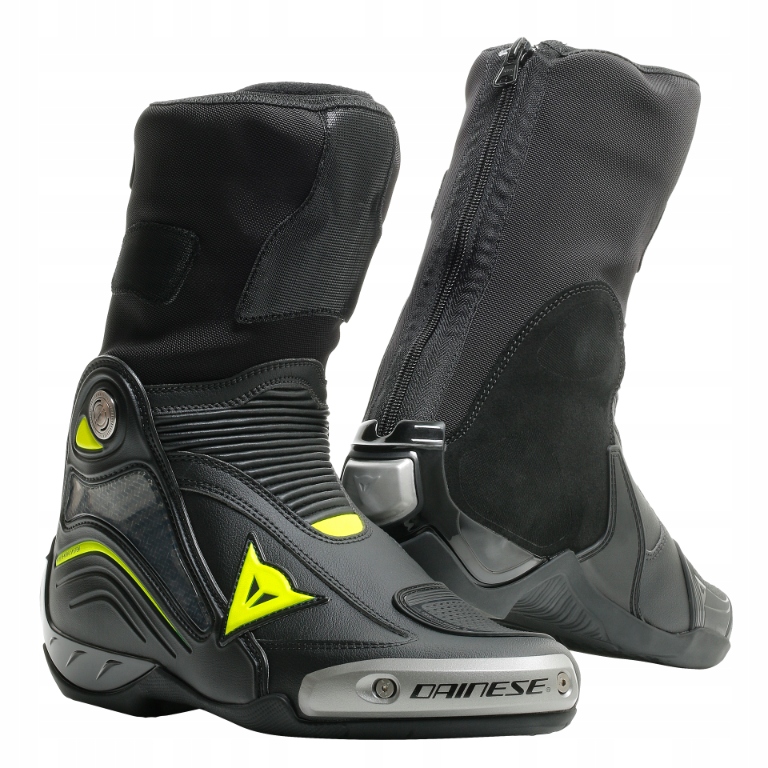 Motocyklové topánky Dainese Axial D1 čierne/žlté-Fluo 42