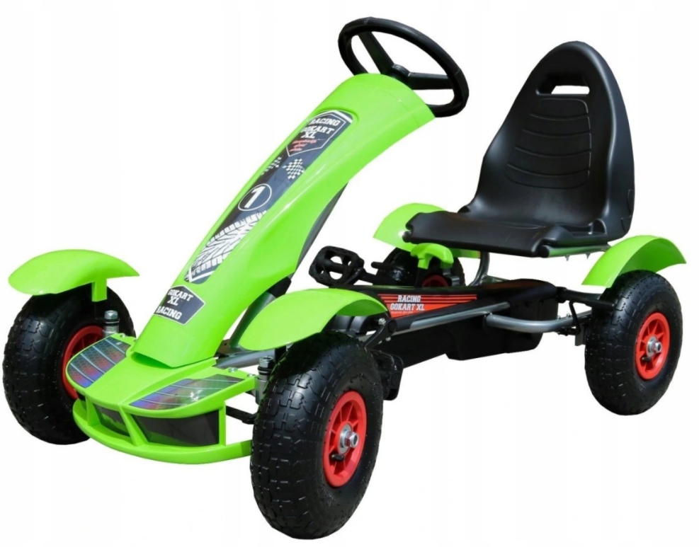 GOKART F16 NA PEDAŁY POMPOWANE KOŁA HAMULEC Marka Super Toys