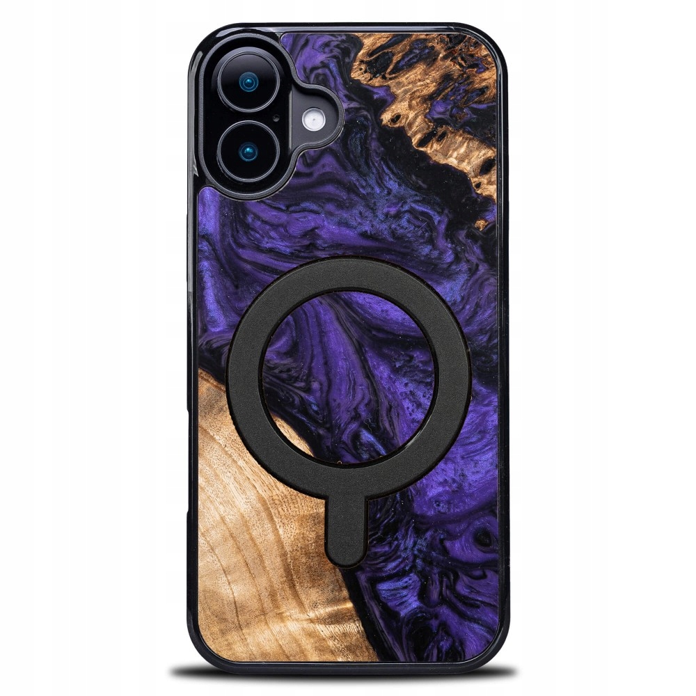 Pouzdro Bewood Unique pro iPhone 16 Plus fialový s MagSafe