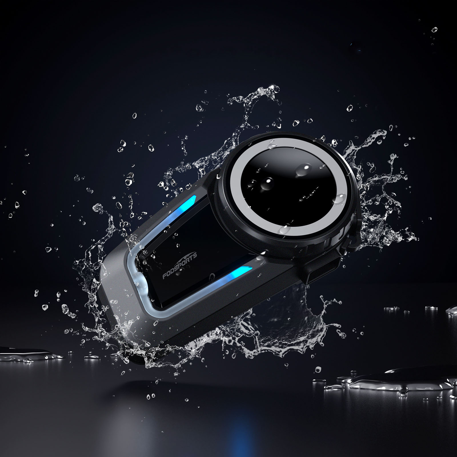 INTERCOM MOTOCYKLOWY Fodsports FX7 Mesh System BT5.4 Dual Chip 10 Riders+FM Typ połączenia Bluetooth