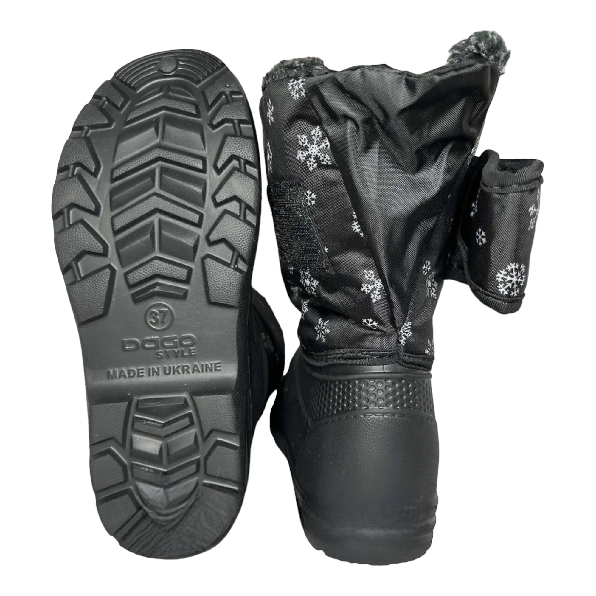 KALOSZE ŚNIEGOWCE OCIEPLANE DAMSKIE LEKKIE CIEPŁE 37 M127 DAMSKI KALOSZ ŚNI Wzór dominujący inny wzór