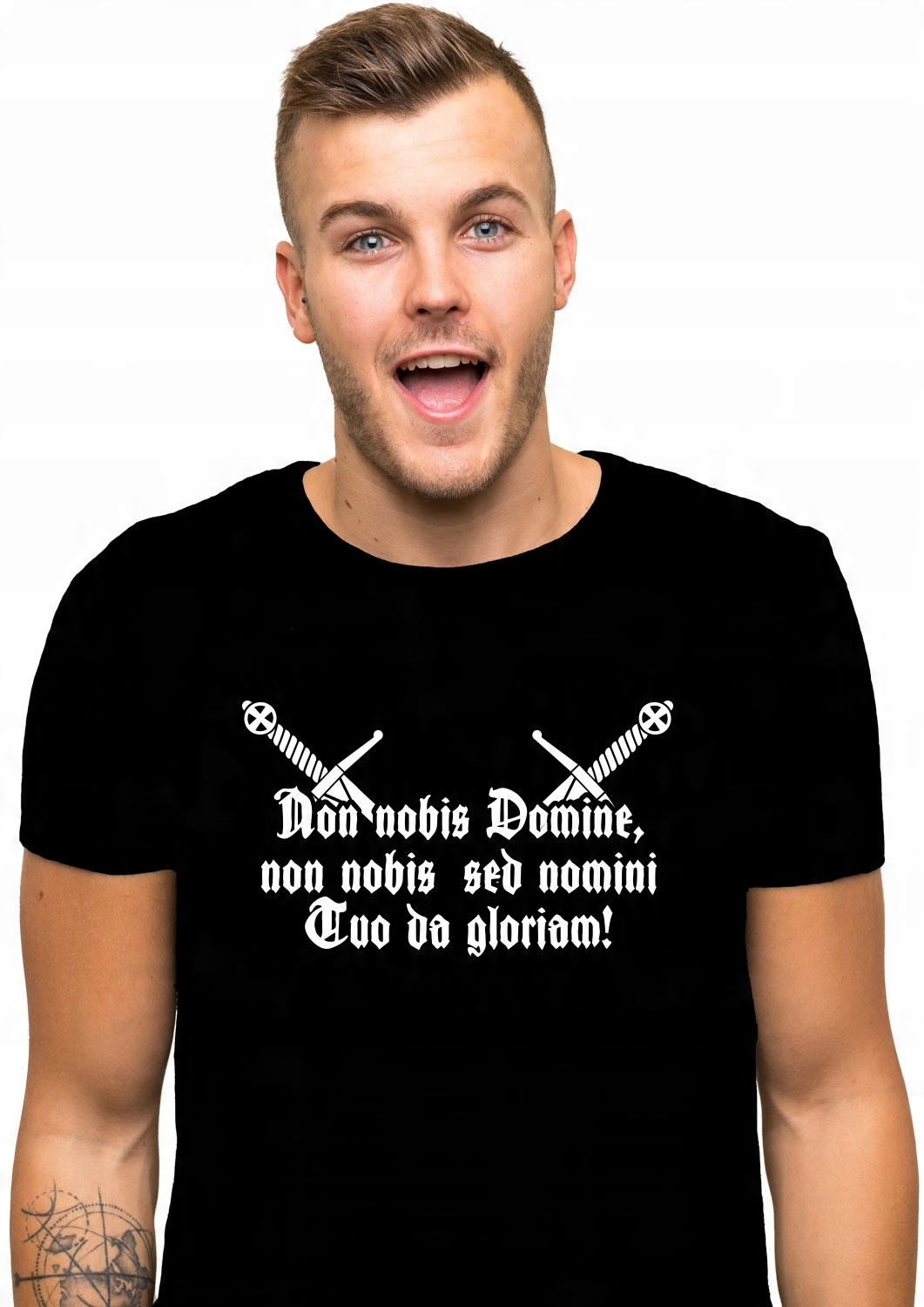 

koszulka Motto Templariuszy