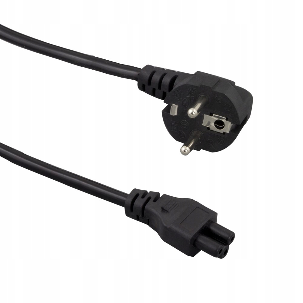 Kabel Zasilający do laptopa koniczynka 1,5m C5 3-p