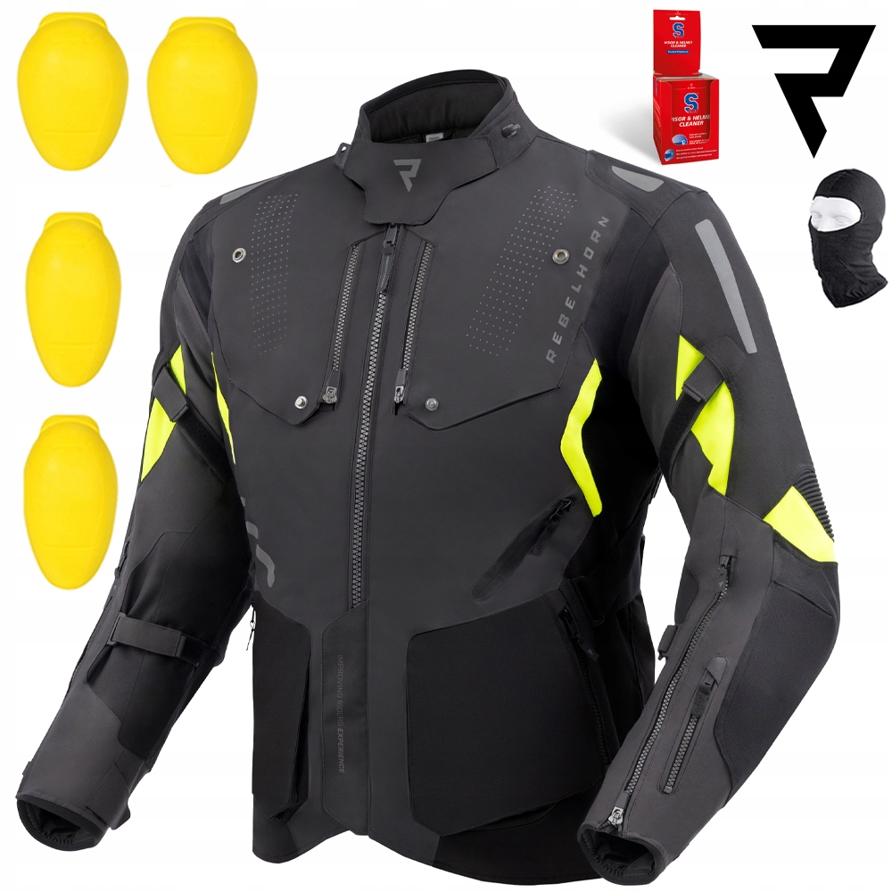 Motocyklová Bunda Rebelhorn Hiker IV Textilná Vodotesná Darčeky