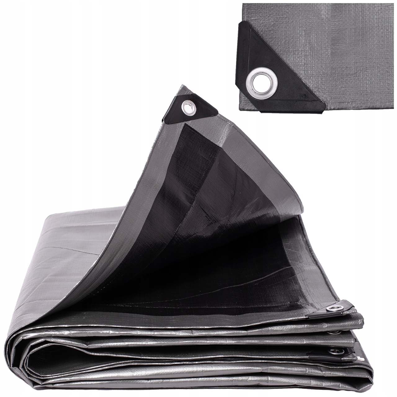 Plandeka 6x6 Gruba 260G Premium Mrozoodporna Wodoodporna Uv+++ Mocna