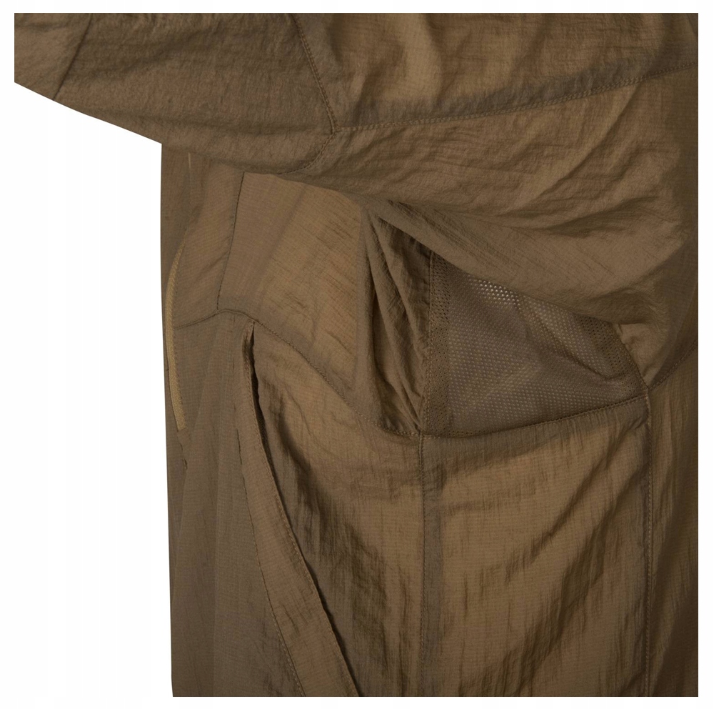 KURTKA MĘSKA WIATRÓWKA Z KAPTUREM WINDRUNNER SKŁADANA Czarna Materiał dominujący Nylon