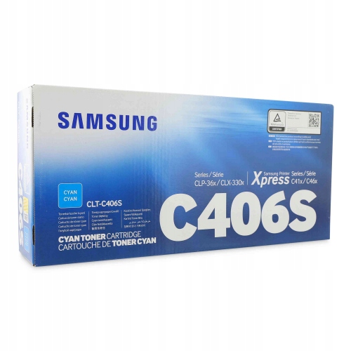 Toner Samsung CLT-C406S/ELS modrý (cyan)