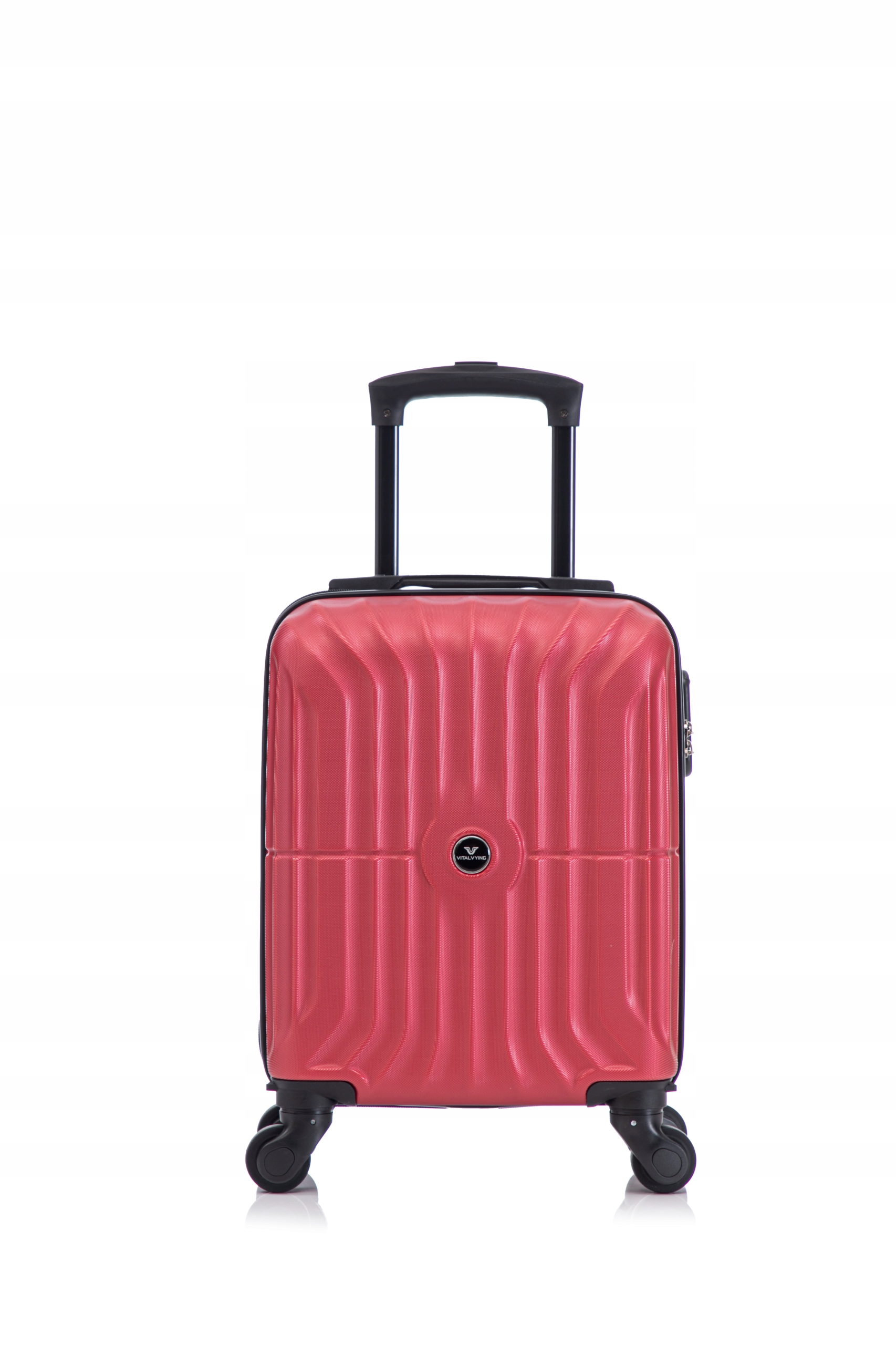 Mały bagaż podręczny 40X30X20 Abs z odpinanymi kółkami Ryanair Bordo