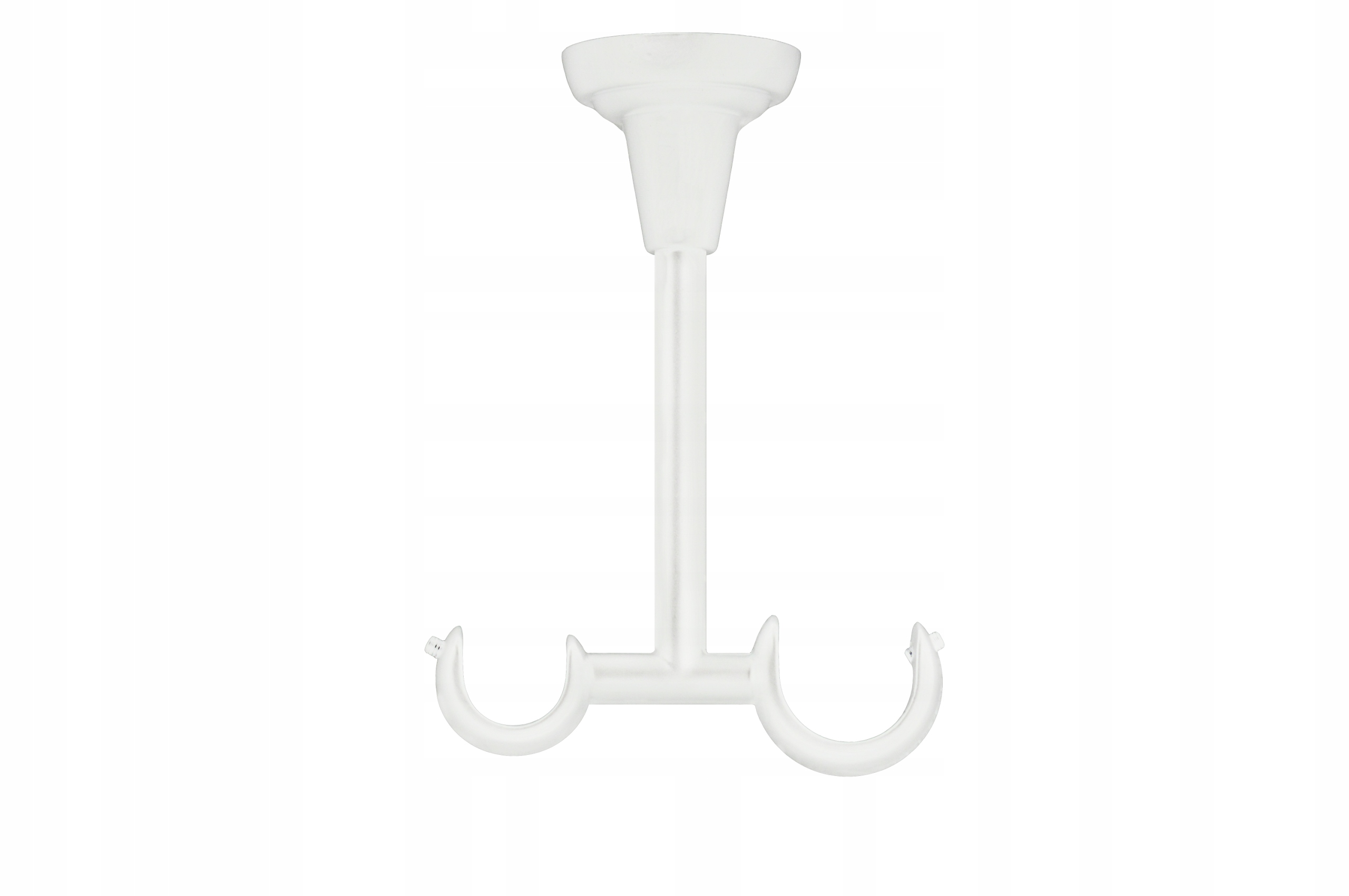 Wspornik PODW. 25+19 mm SUFITOWY do karniszy Loft Kolor biały czarny